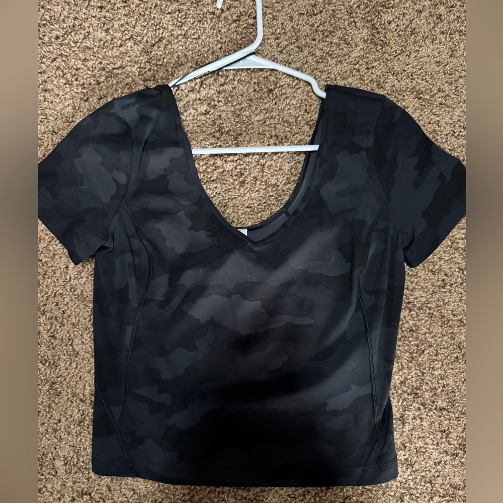 NWOT lululemon align cropped short sleeve